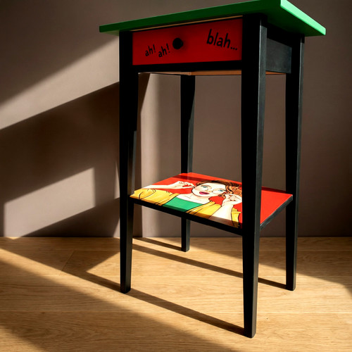 Table appoint pop art - table, d'appoint