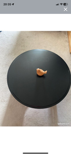 Table basse noir - toute, neuve