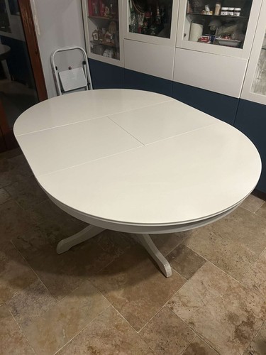 Table ronde blanche - ronde,