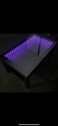Table basse miroir infini - table,