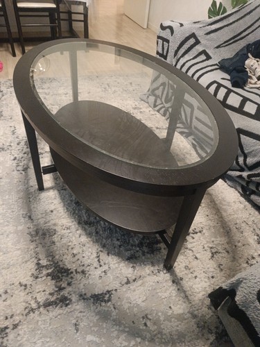 Table basse salon noire - table,
